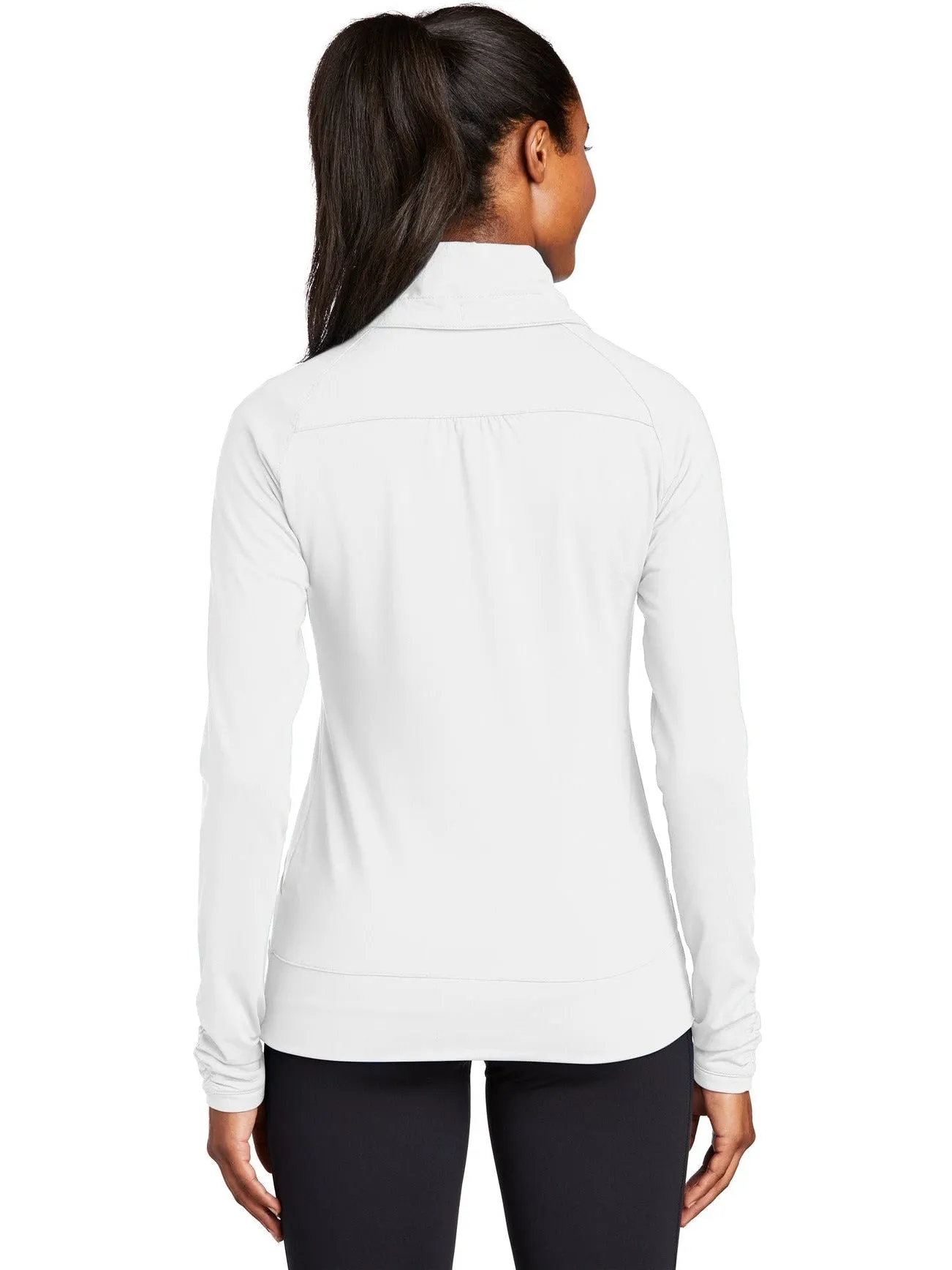 Sport-Tek Ladies Sport-Wick Stretch Full-Zip