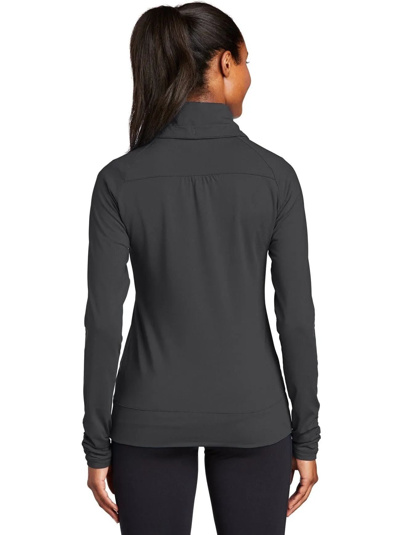 Sport-Tek Ladies Sport-Wick Stretch Full-Zip