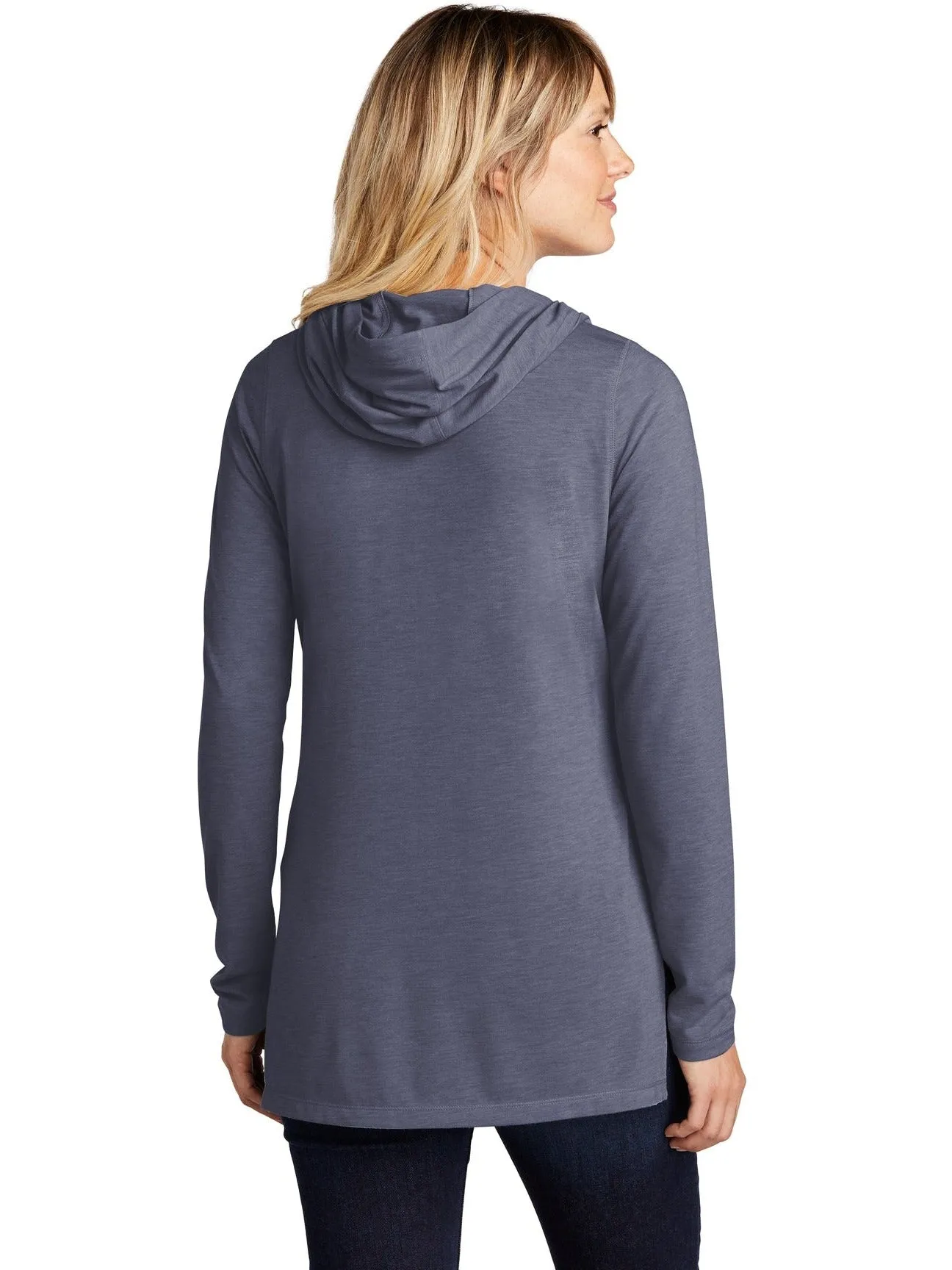 Sport-Tek Ladies Tri-Blend Wicking Long Sleeve Hoodie
