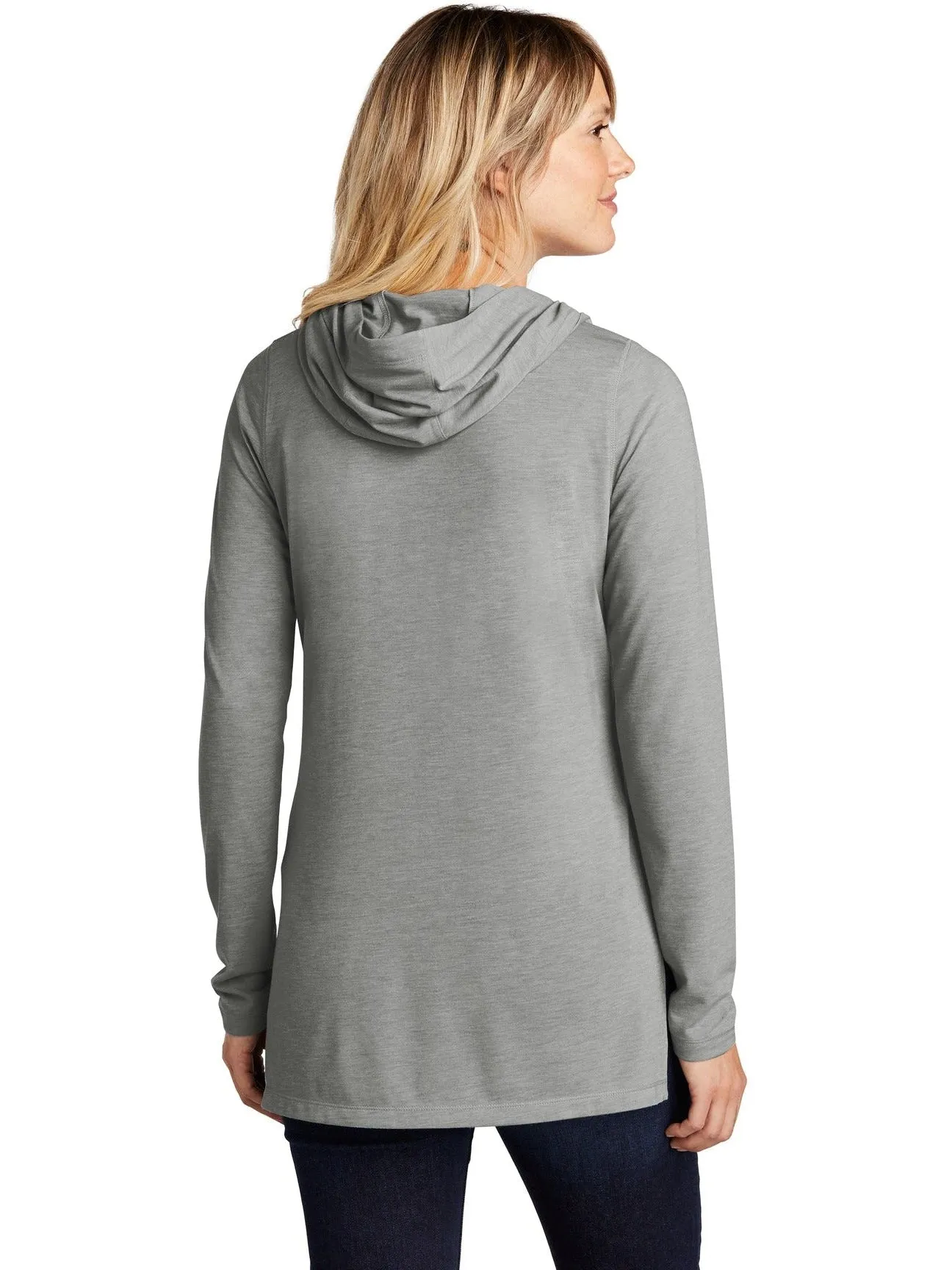 Sport-Tek Ladies Tri-Blend Wicking Long Sleeve Hoodie