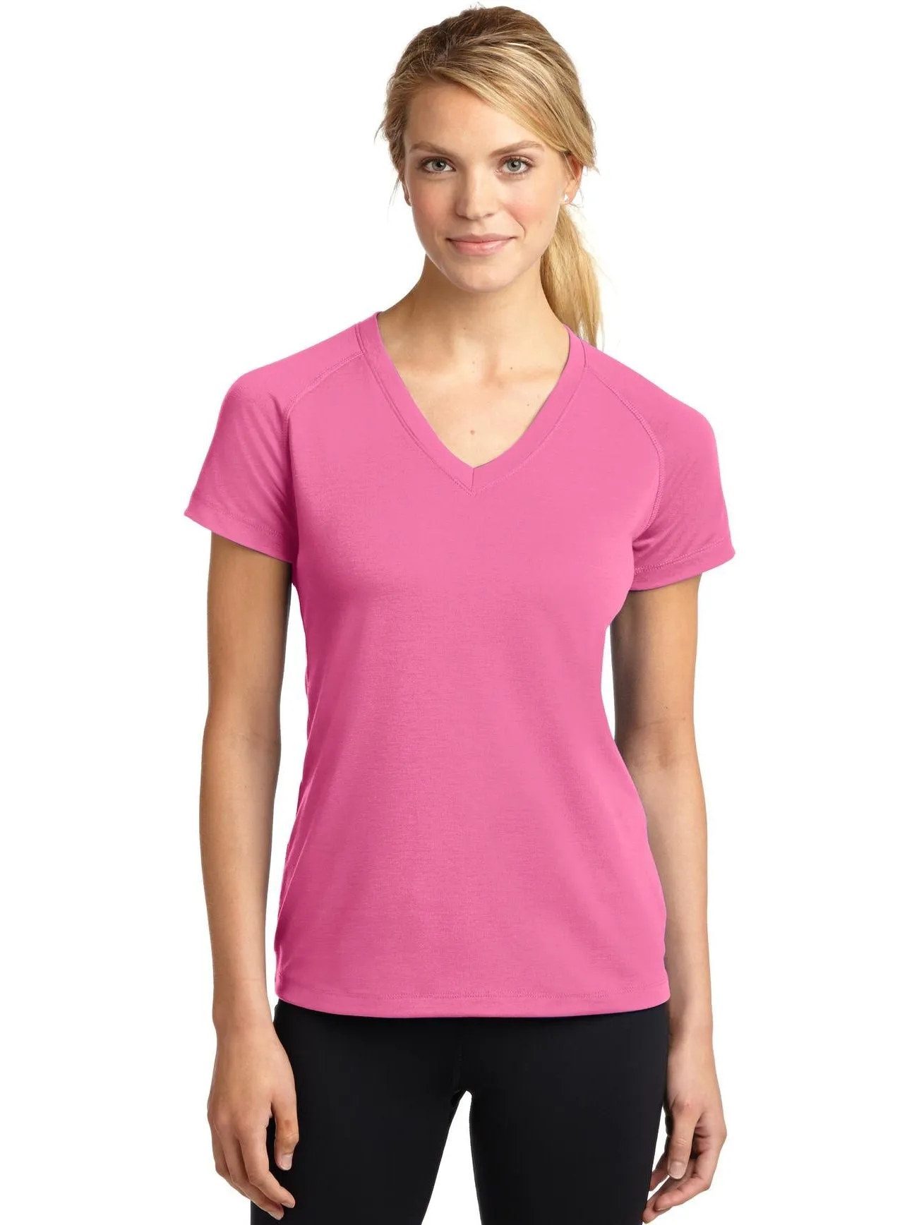 Sport-Tek Ladies Ultimate Performance V-Neck