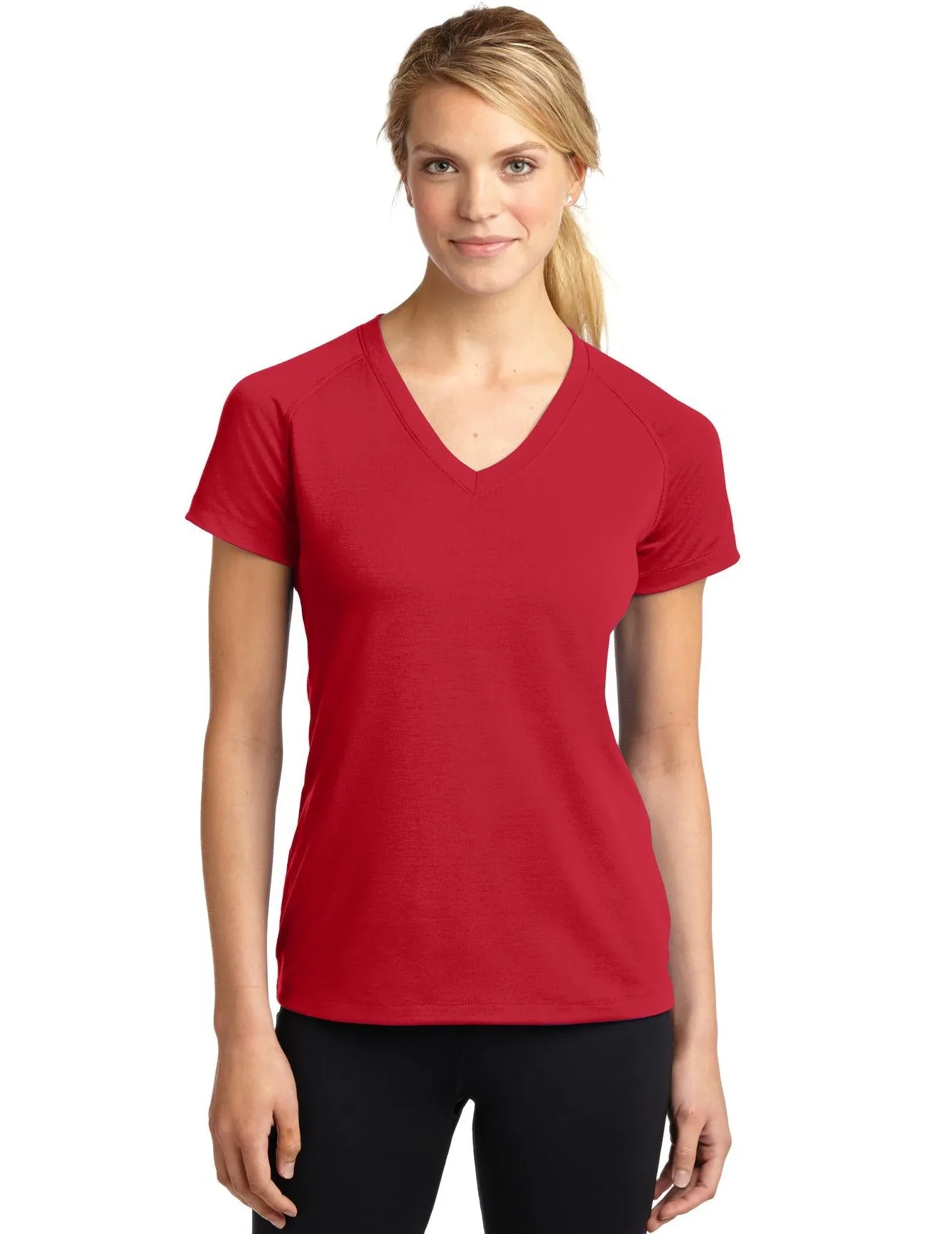 Sport-Tek Ladies Ultimate Performance V-Neck