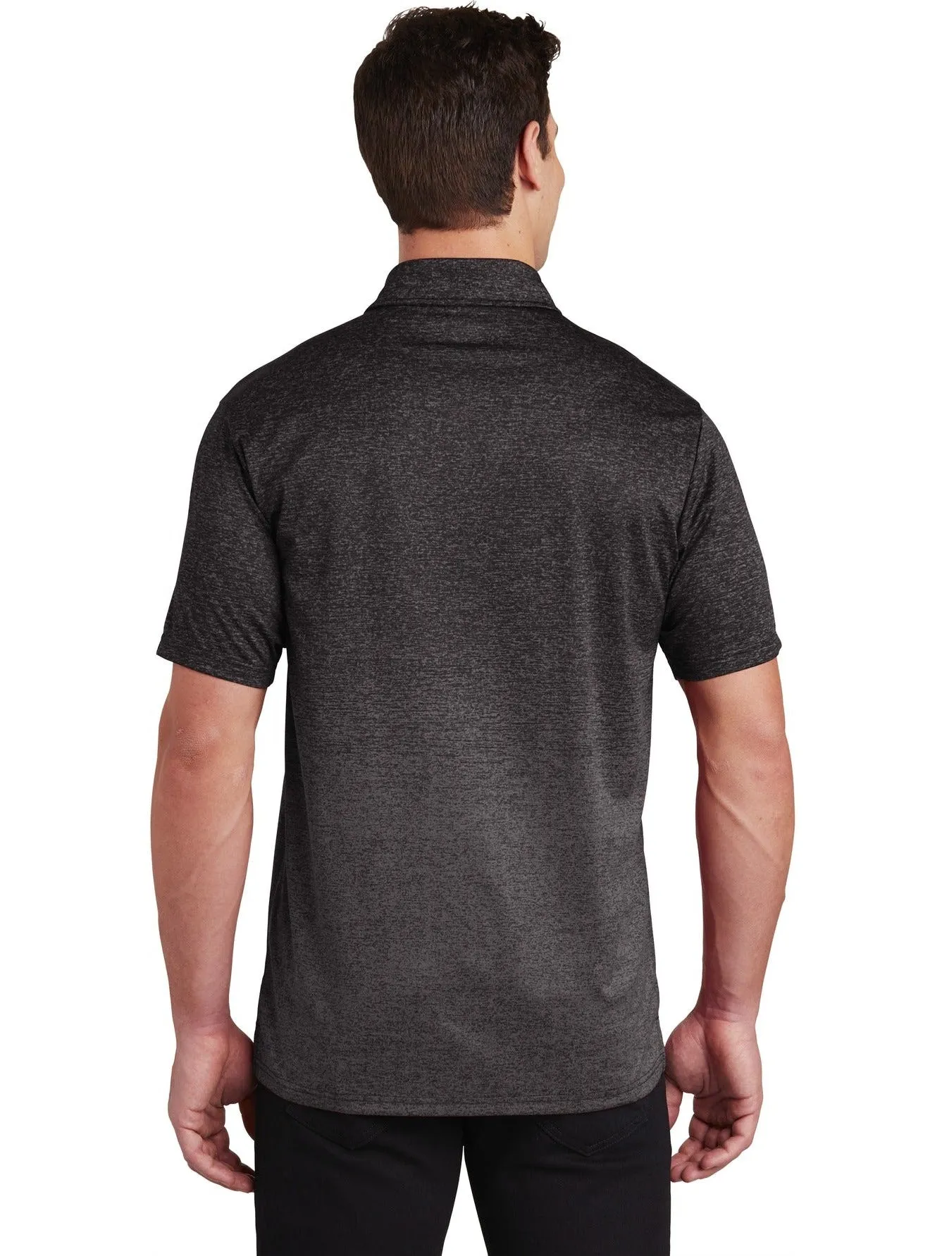 Sport-Tek Ombre Heather Polo