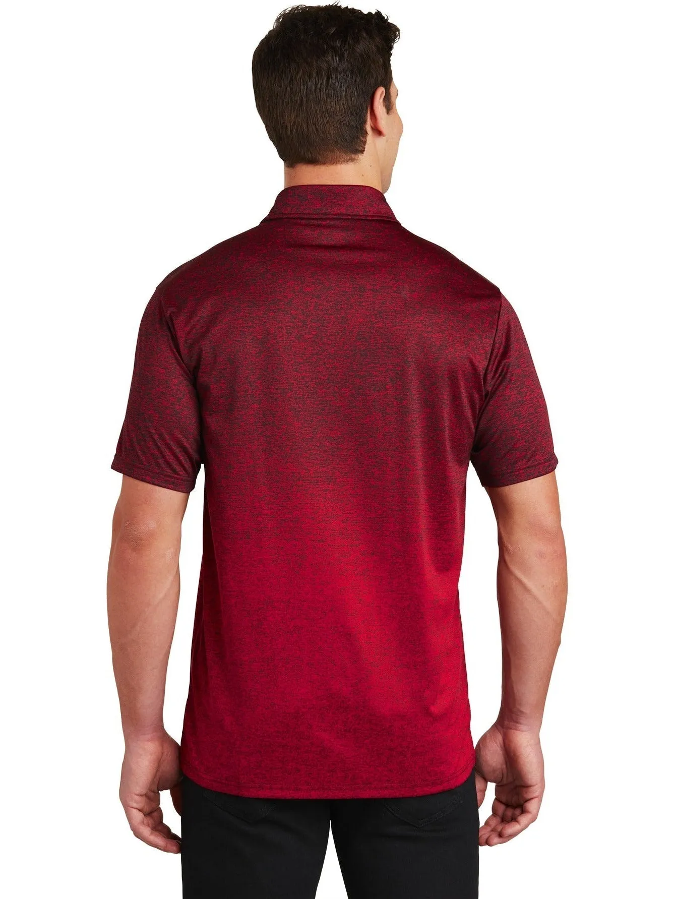 Sport-Tek Ombre Heather Polo