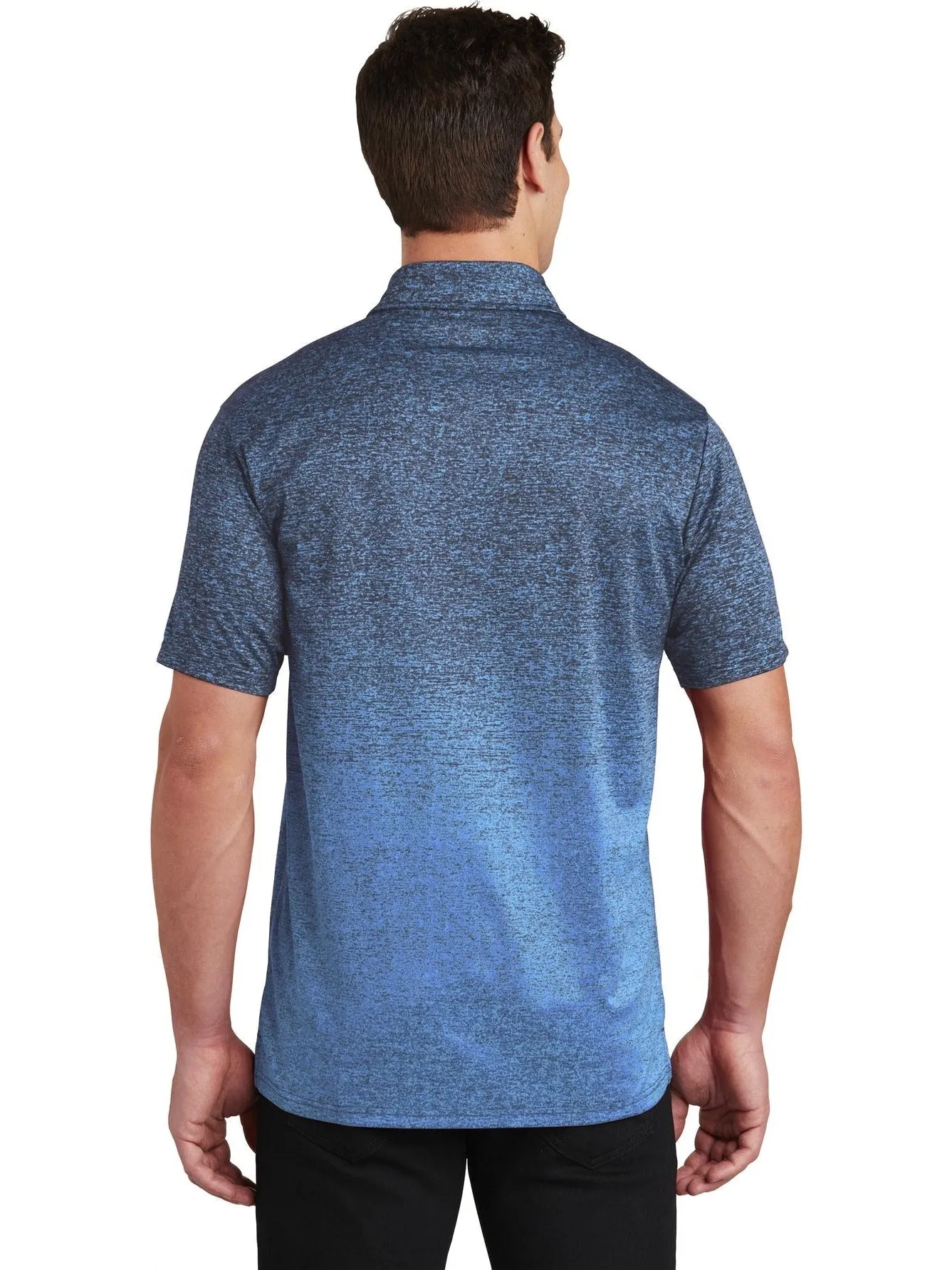 Sport-Tek Ombre Heather Polo