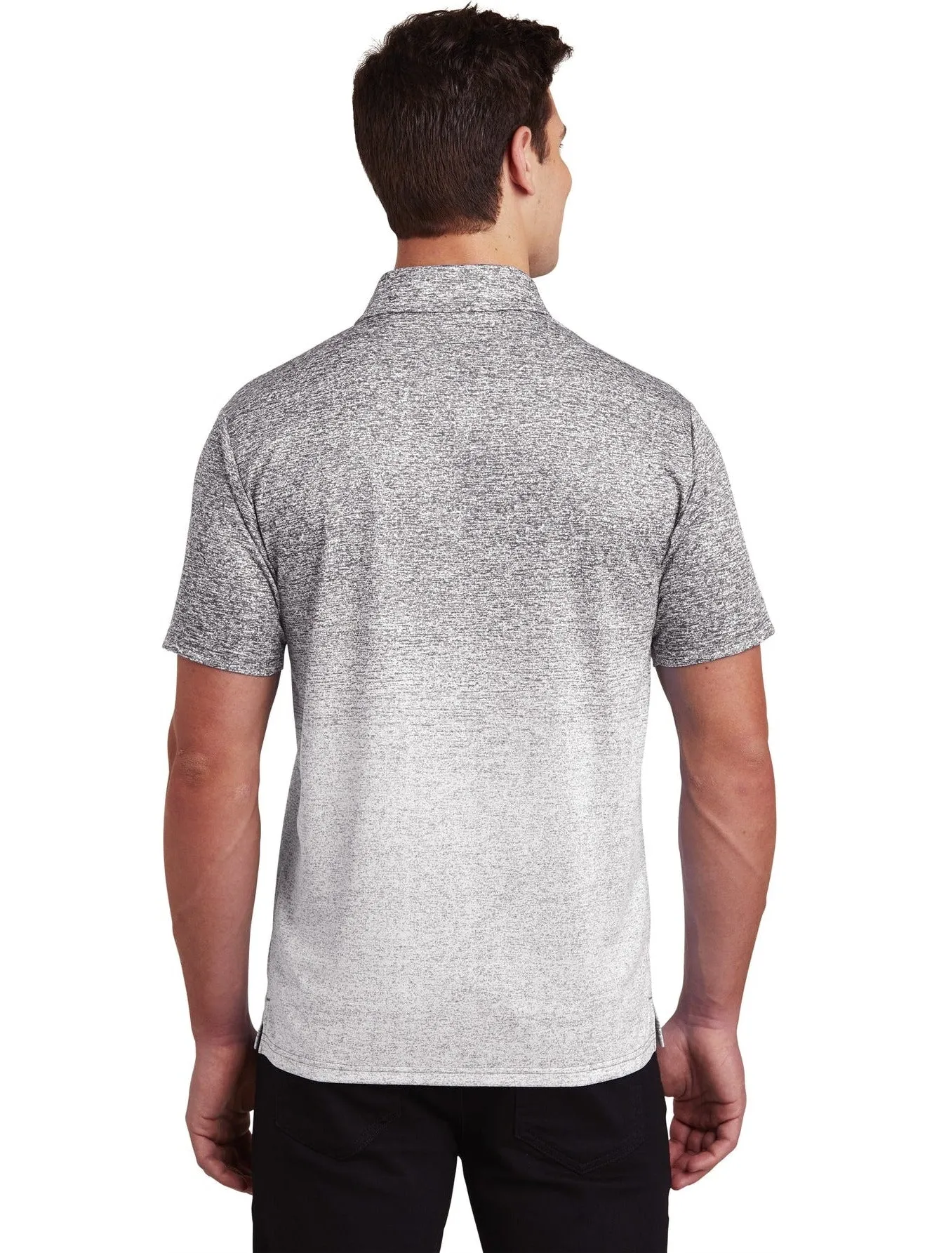 Sport-Tek Ombre Heather Polo