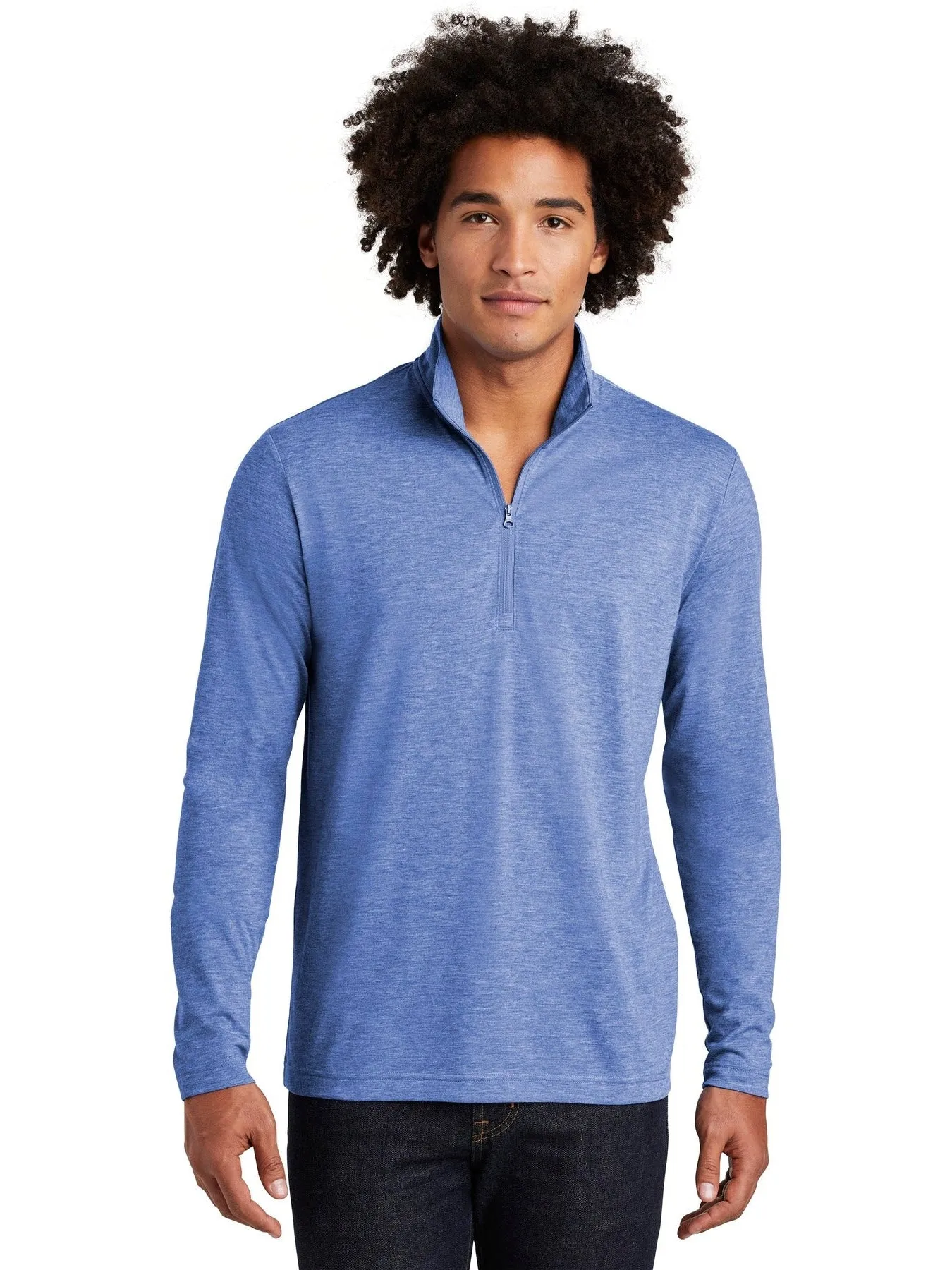 Sport-Tek Posicharge Tri-Blend Wicking 1/4-Zip Pullover