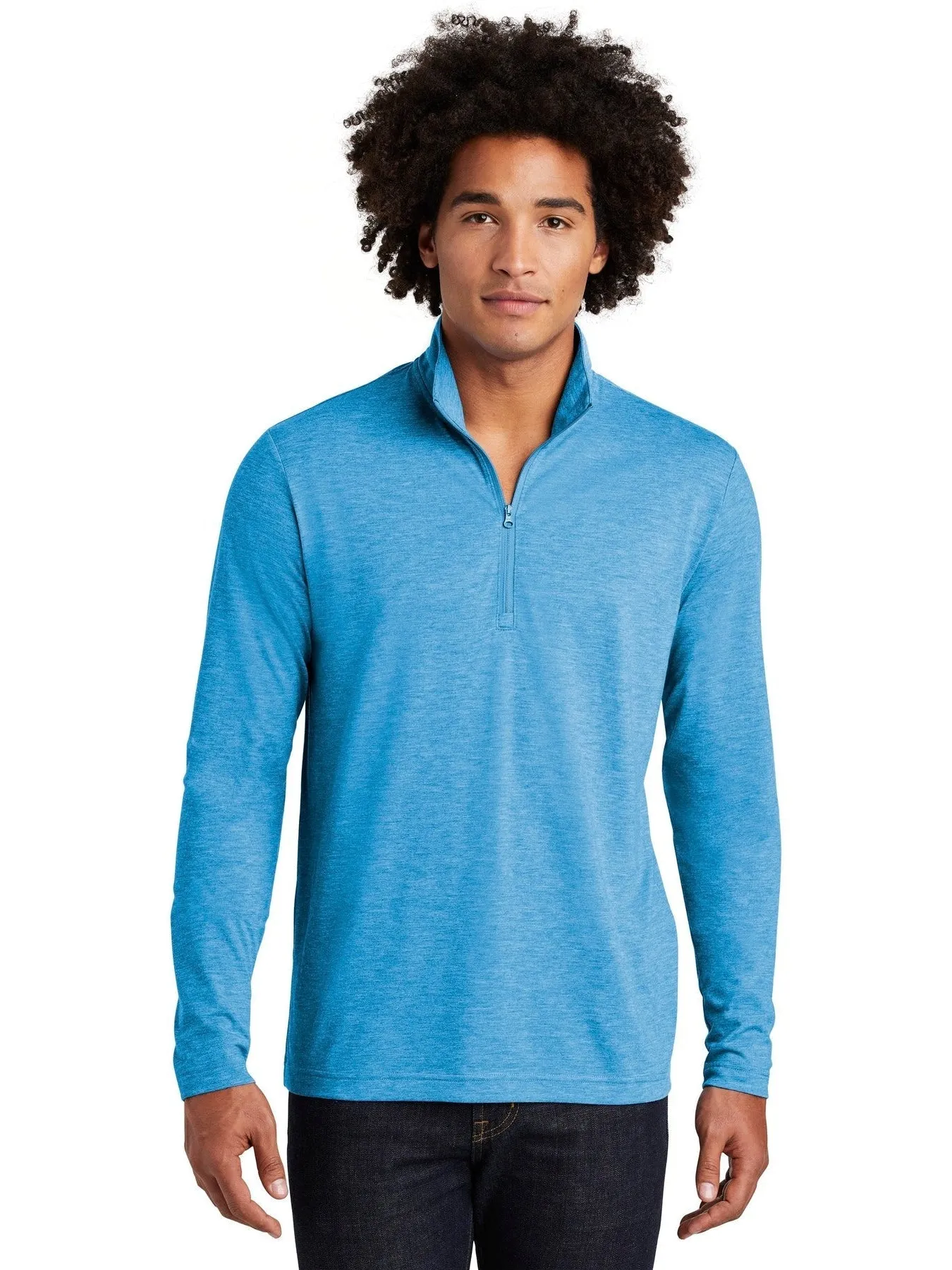 Sport-Tek Posicharge Tri-Blend Wicking 1/4-Zip Pullover