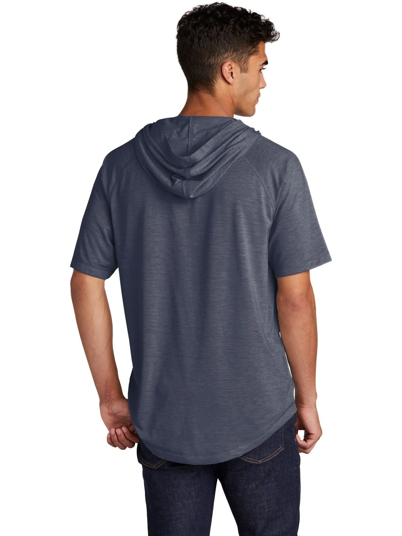 Sport-Tek PosiCharge Tri-Blend Wicking Short Sleeve Hoodie
