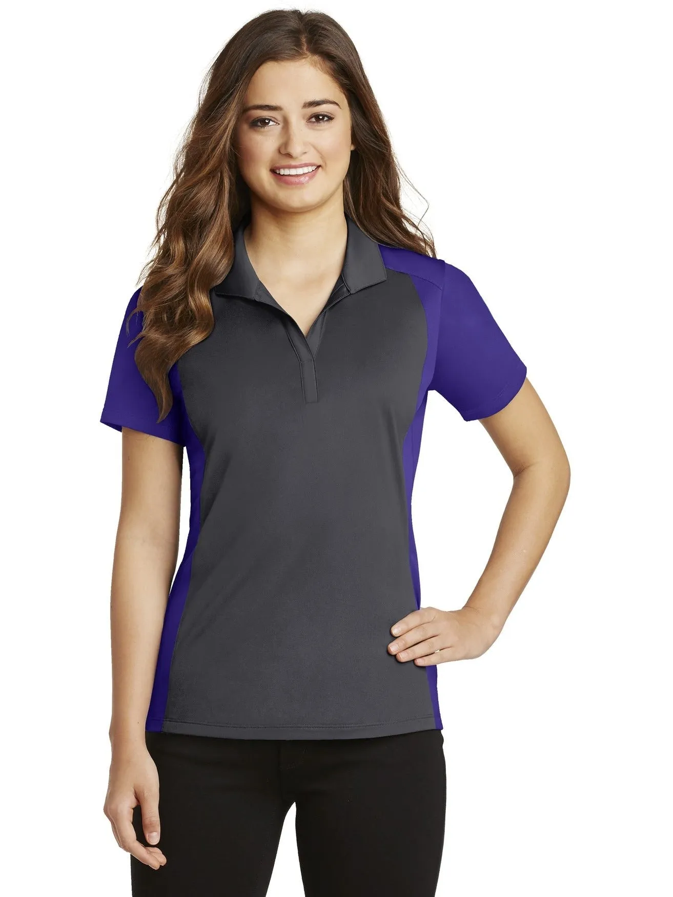 Sport-TekLadies Colorblock Micropique Sport-WickPolo