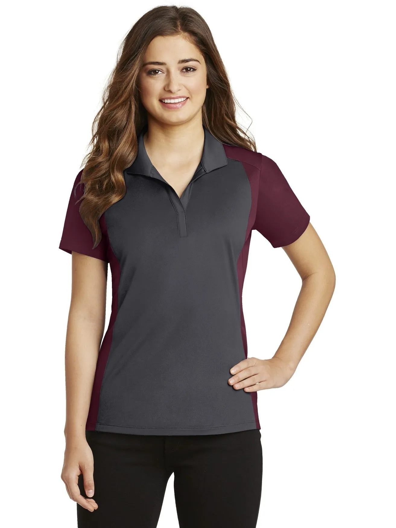Sport-TekLadies Colorblock Micropique Sport-WickPolo