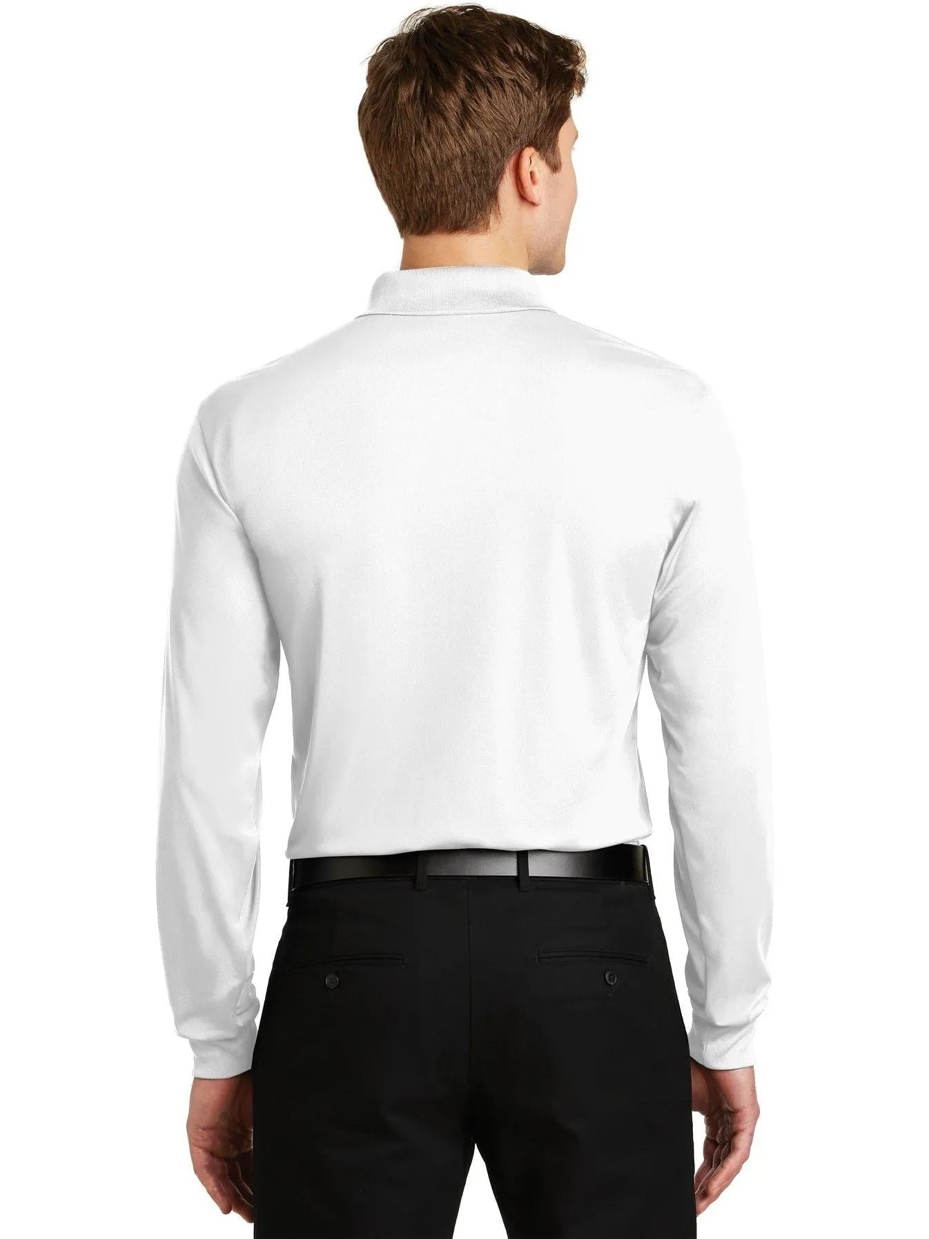 Sport-TekLong Sleeve Micropique Sport-WickPolo