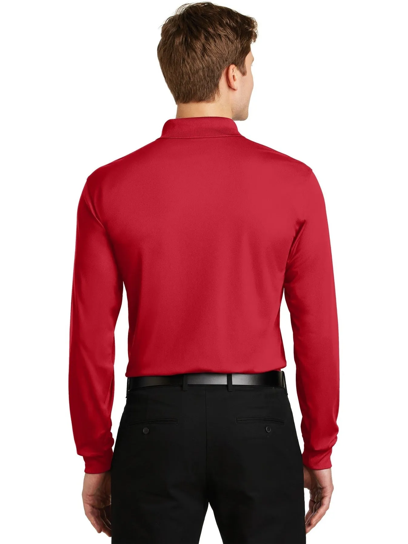 Sport-TekLong Sleeve Micropique Sport-WickPolo