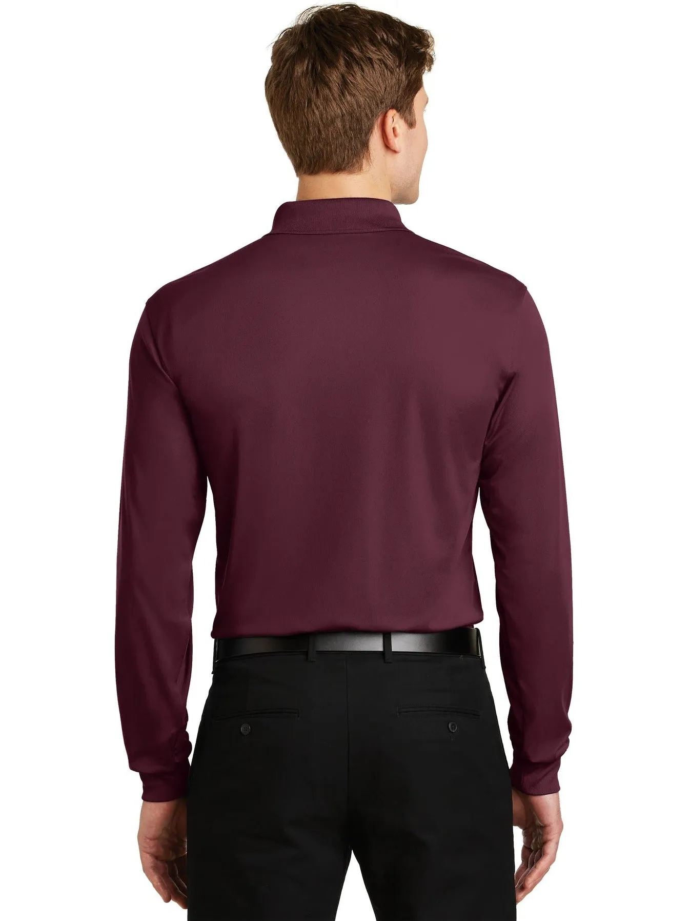 Sport-TekLong Sleeve Micropique Sport-WickPolo