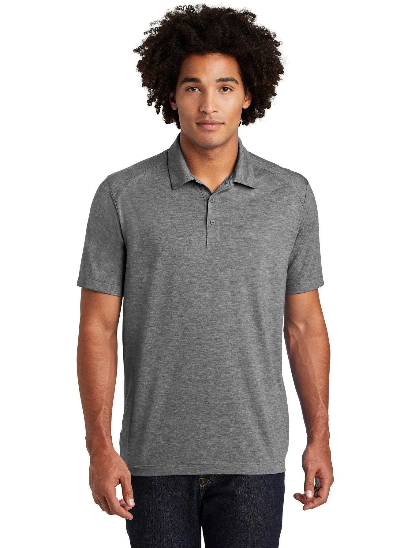 Sport-TekPosiChargeTri-Blend Wicking Polo