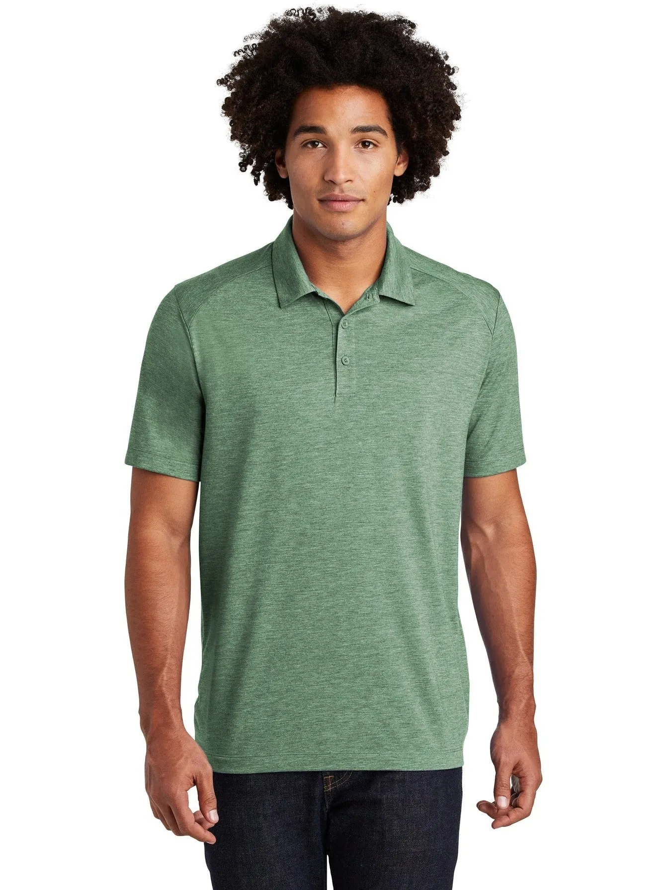 Sport-TekPosiChargeTri-Blend Wicking Polo