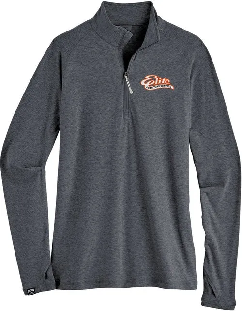 Storm Creek Ladies Pacesetter 1/4 Zip Sueded Jersey