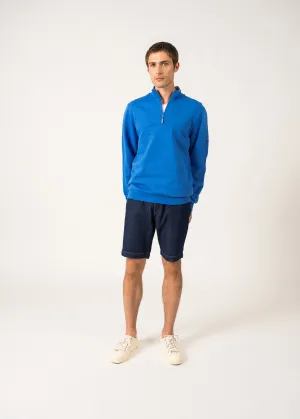 Sweat zipp Paulin - en coton (MER/GRIS)