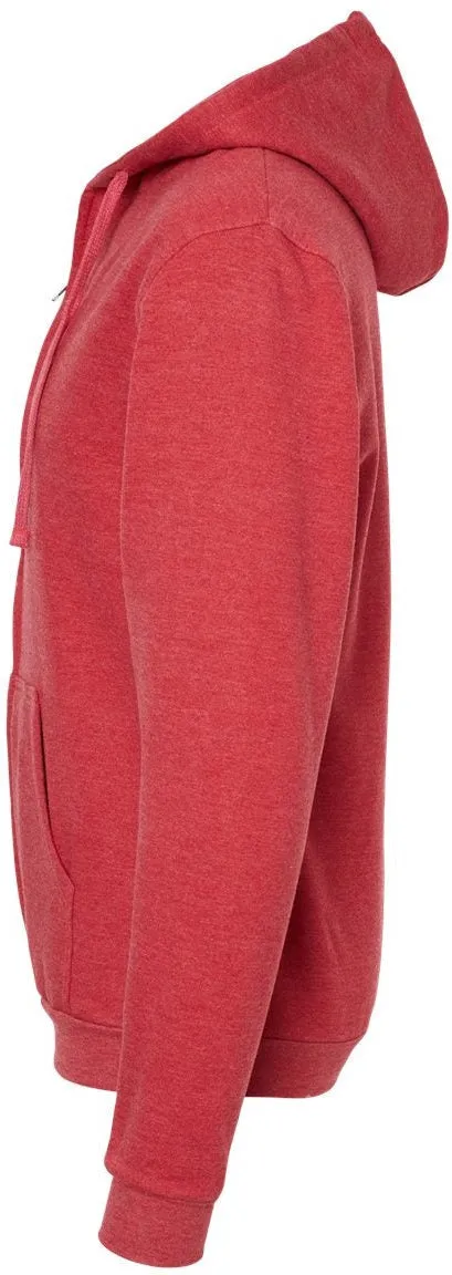 Tultex Unisex Full-Zip Hooded Sweatshirt