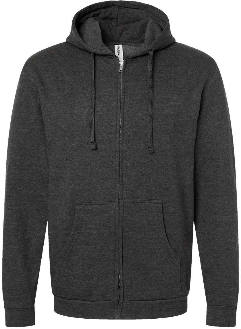 Tultex Unisex Full-Zip Hooded Sweatshirt