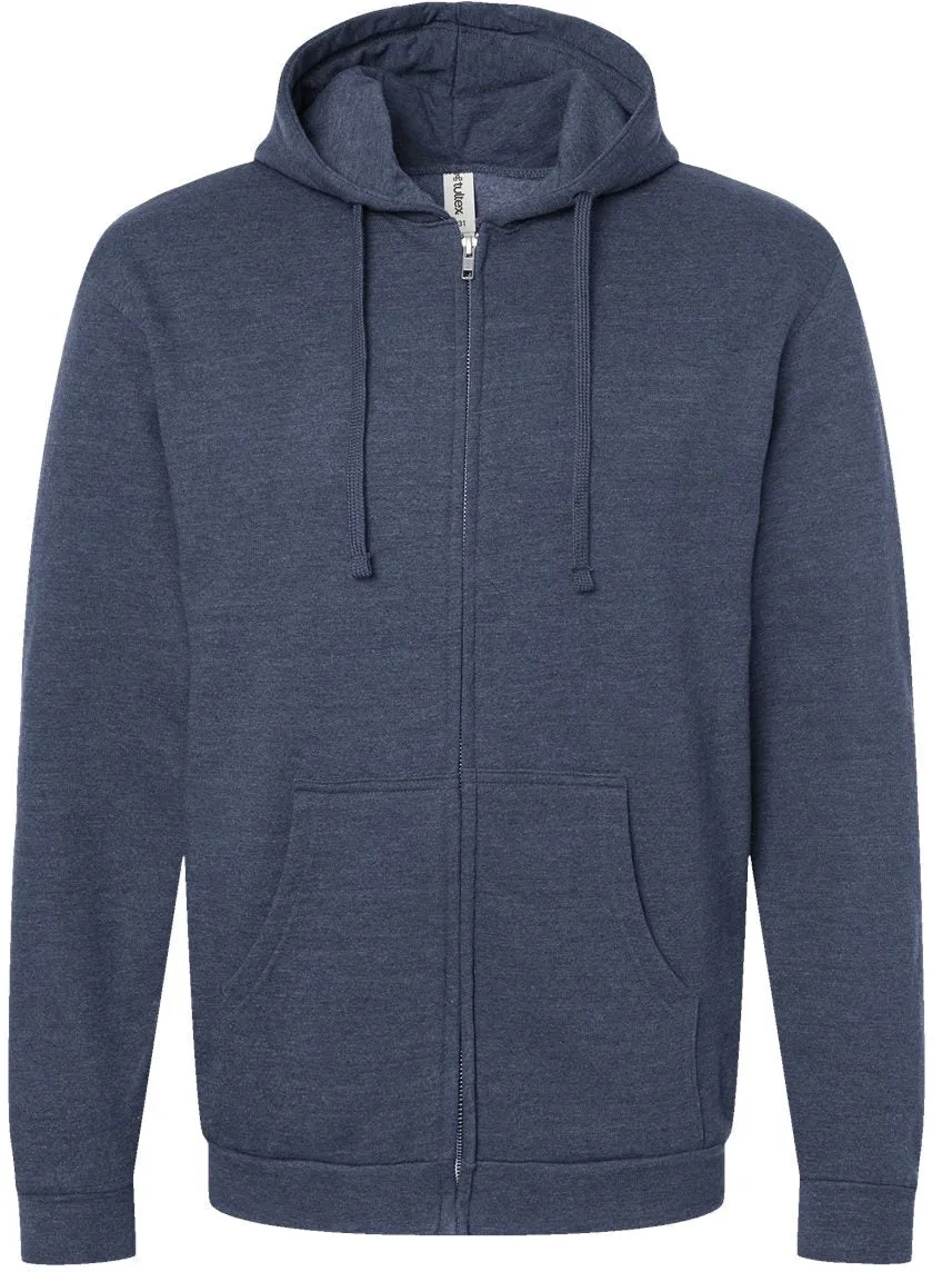 Tultex Unisex Full-Zip Hooded Sweatshirt