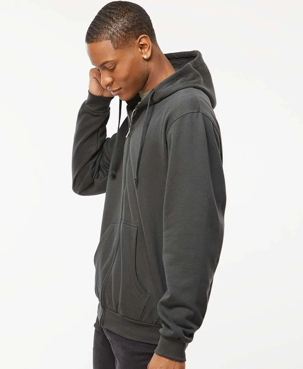 Tultex Unisex Full-Zip Hooded Sweatshirt