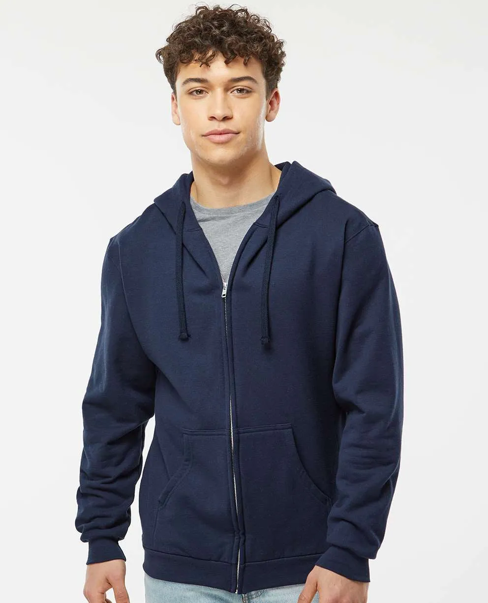 Tultex Unisex Full-Zip Hooded Sweatshirt