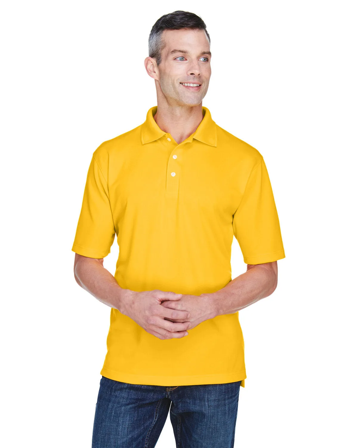 UltraClub Cool & Dry Stain-Release Performance Polo