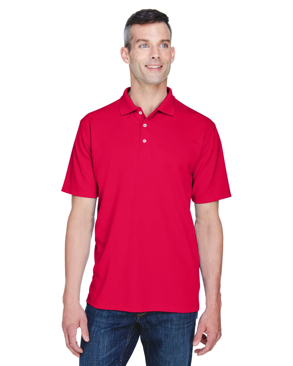 UltraClub Cool & Dry Stain-Release Performance Polo