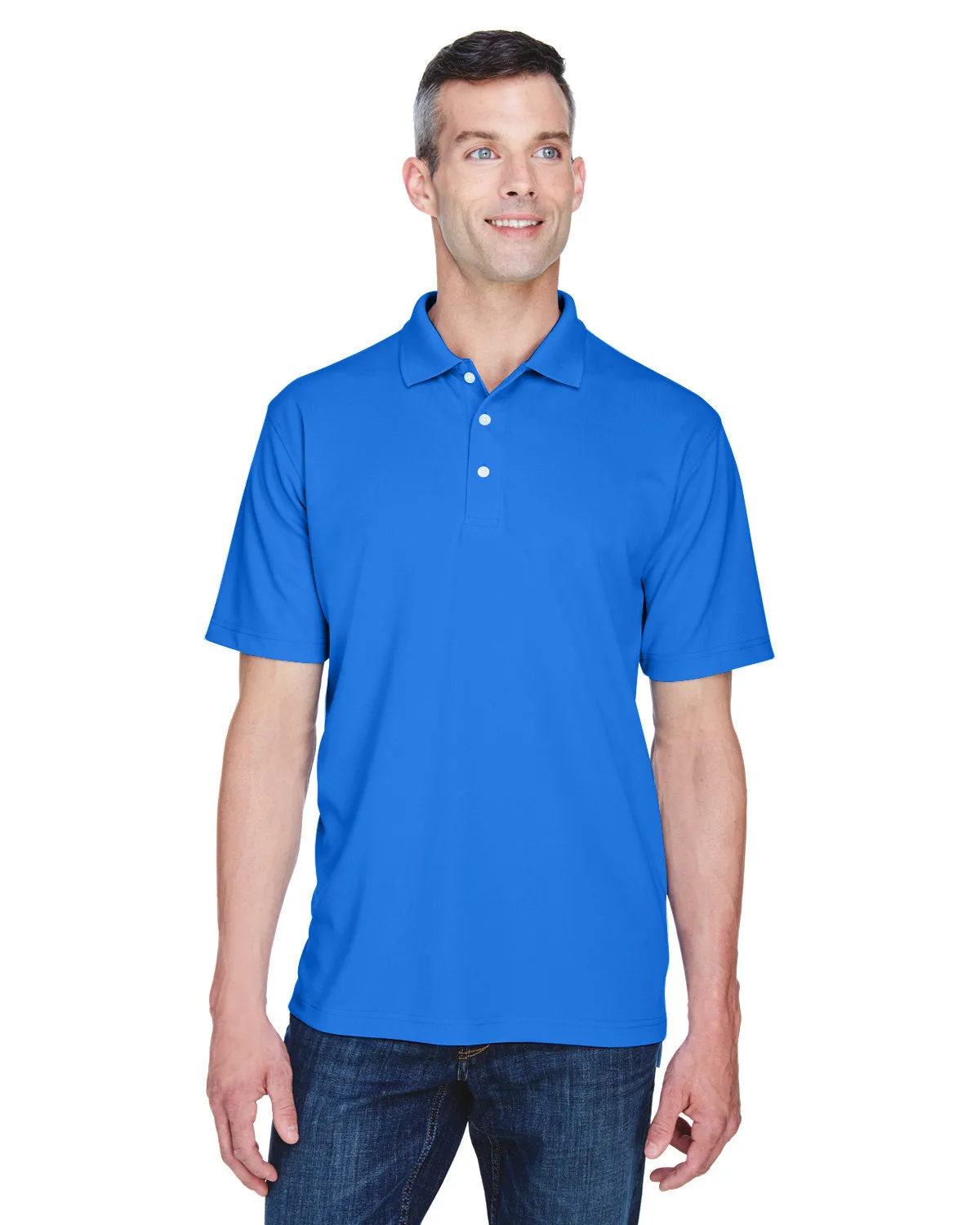 UltraClub Cool & Dry Stain-Release Performance Polo