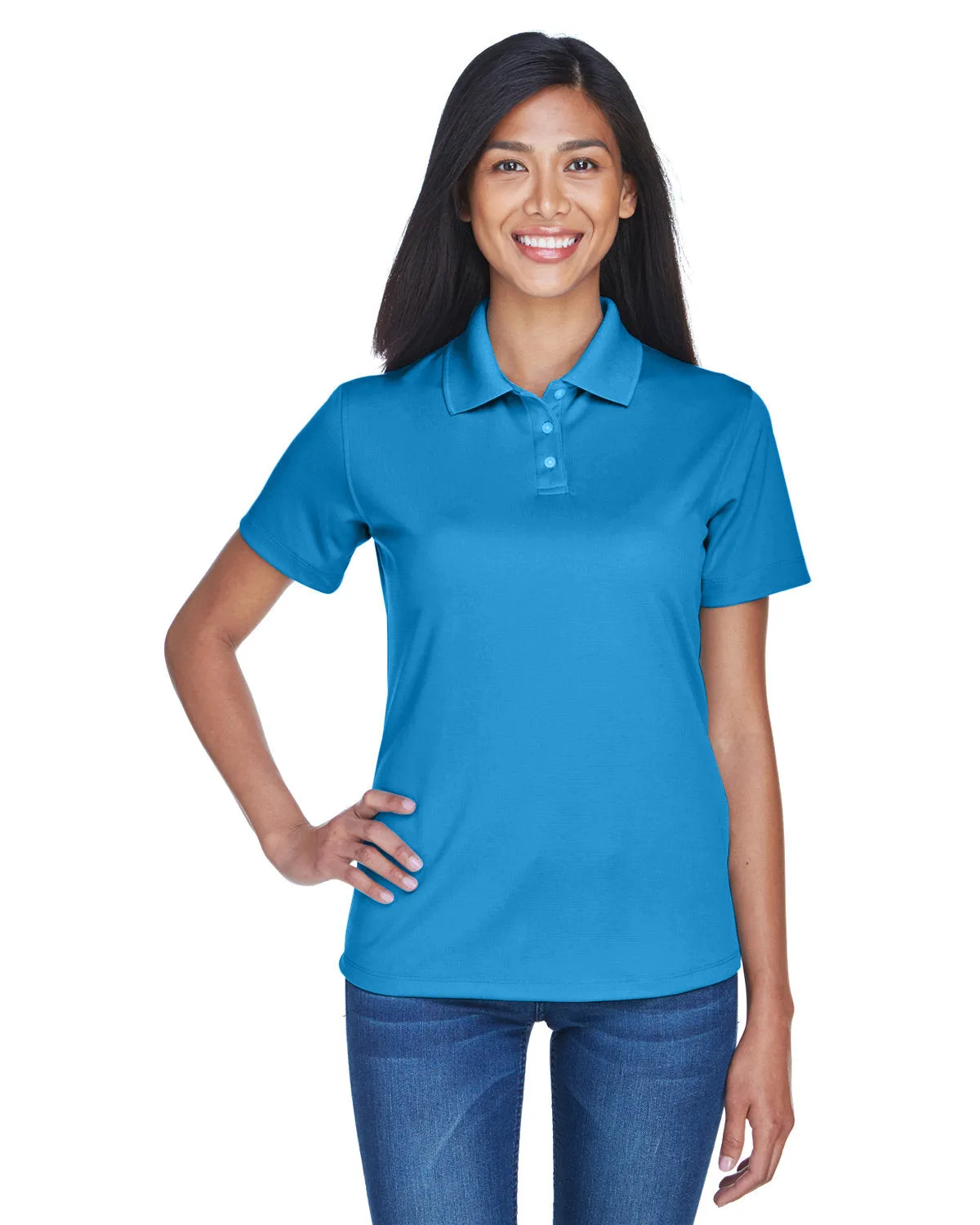 UltraClub Ladies Cool & Dry Stain-Release Performance Polo