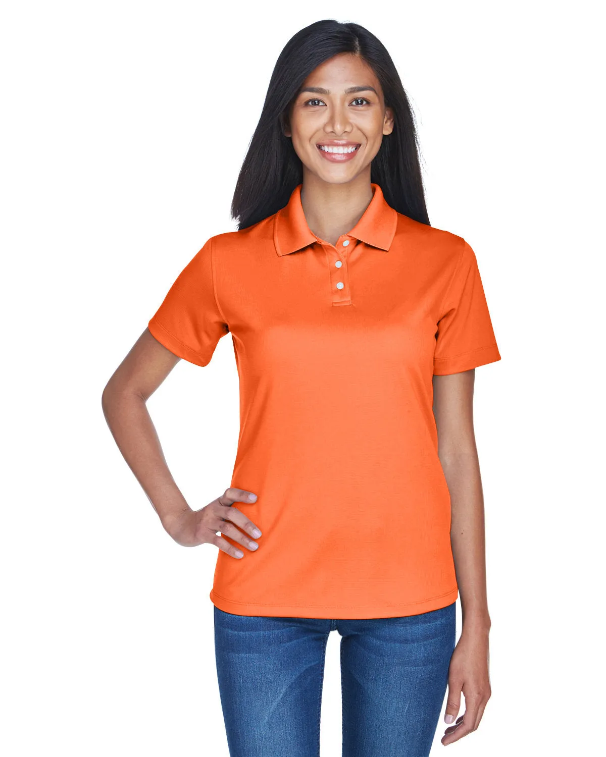 UltraClub Ladies Cool & Dry Stain-Release Performance Polo
