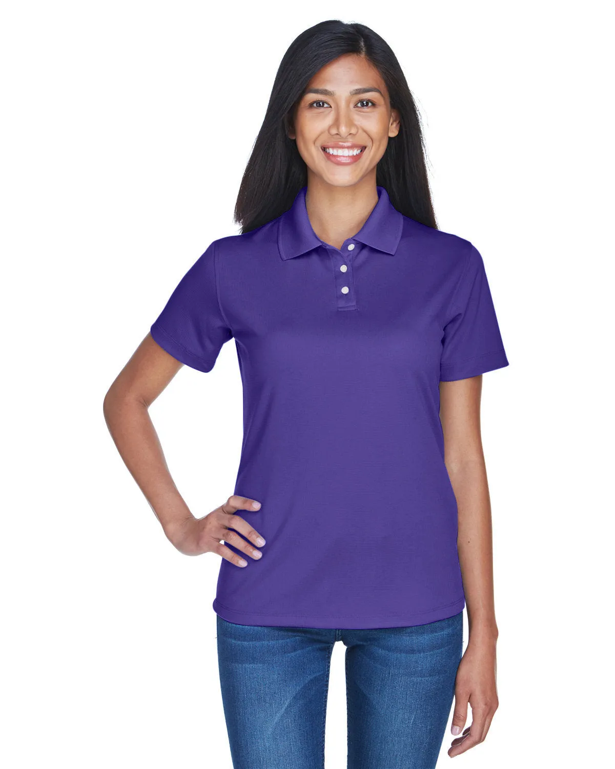 UltraClub Ladies Cool & Dry Stain-Release Performance Polo