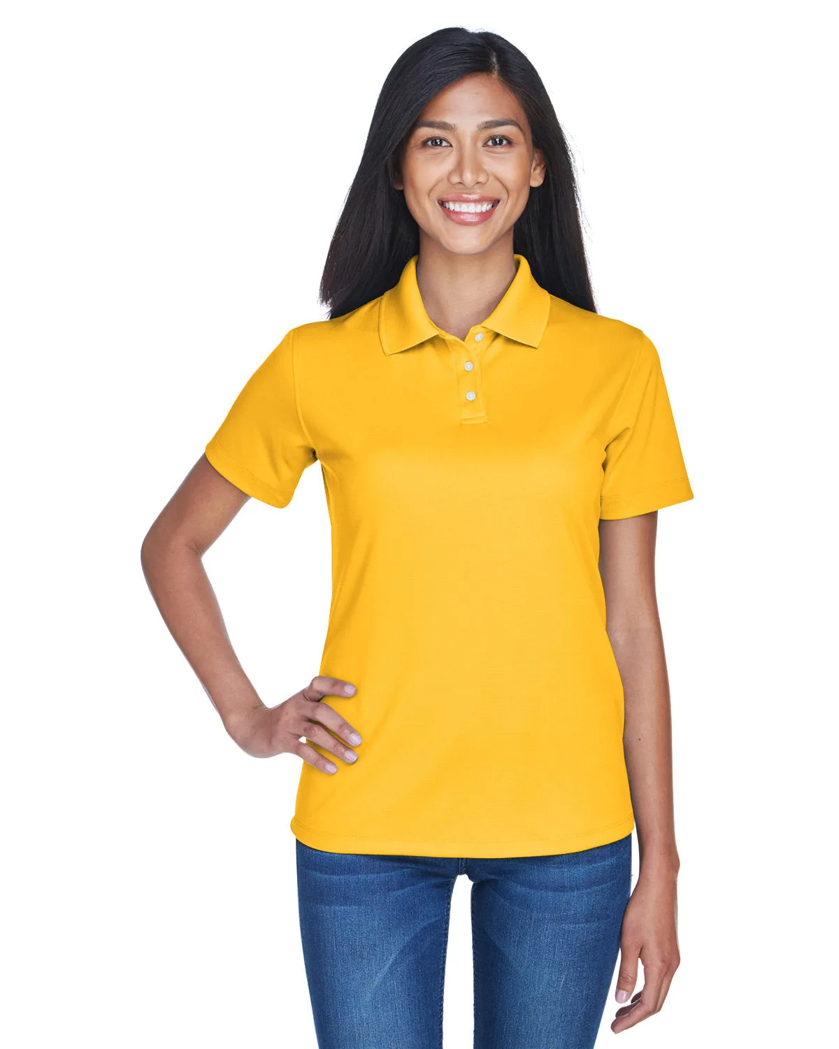 UltraClub Ladies Cool & Dry Stain-Release Performance Polo