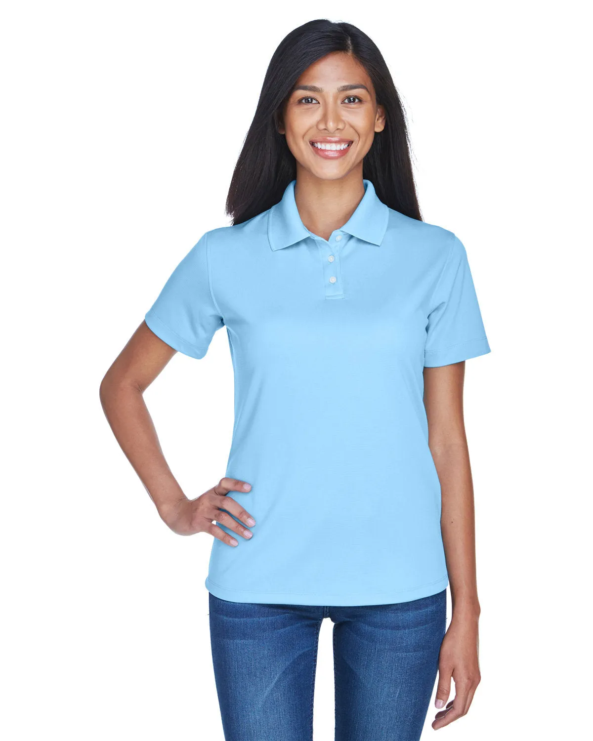 UltraClub Ladies Cool & Dry Stain-Release Performance Polo