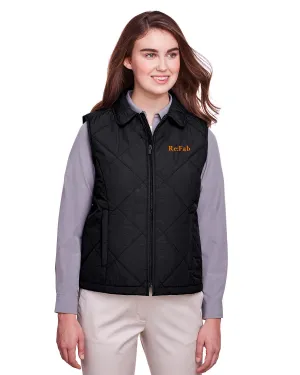 UltraClub Ladies Dawson Quilted Hacking Vest