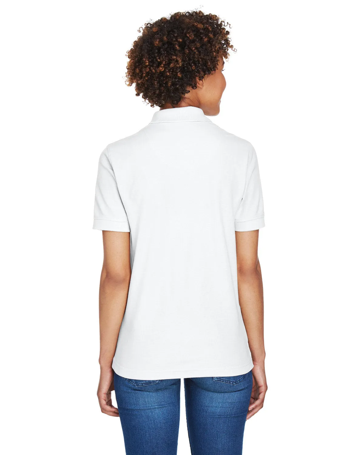 UltraClub Ladies Whisper Pique Polo
