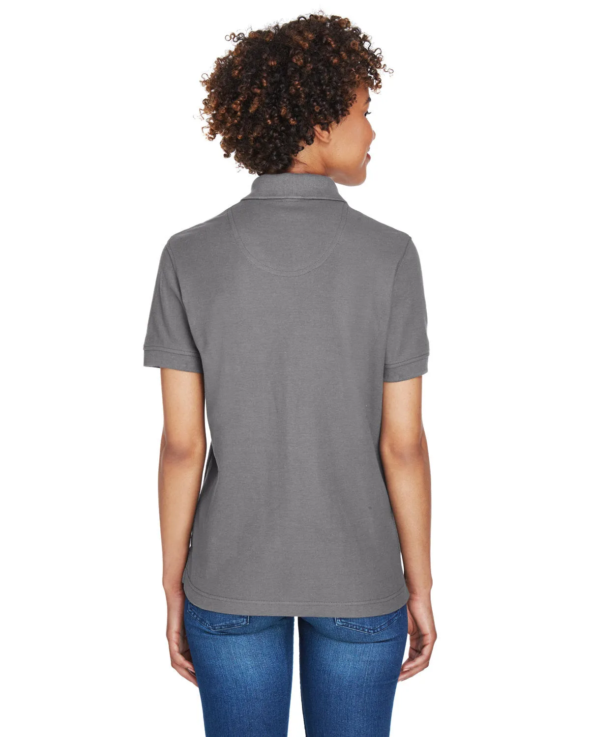 UltraClub Ladies Whisper Pique Polo