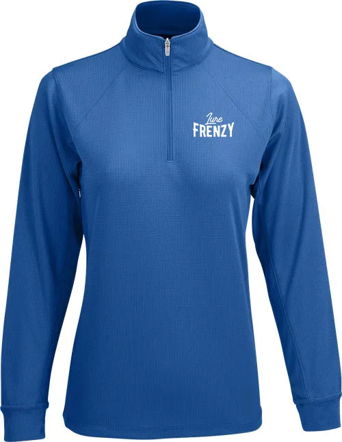 Vansport Ladies Mesh 1/4-Zip Tech Pullover