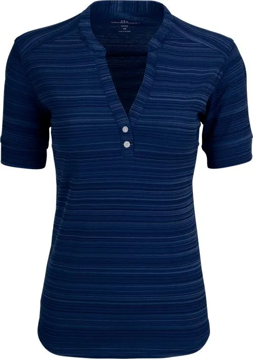 Vansport Ladies Strata Textured Henley