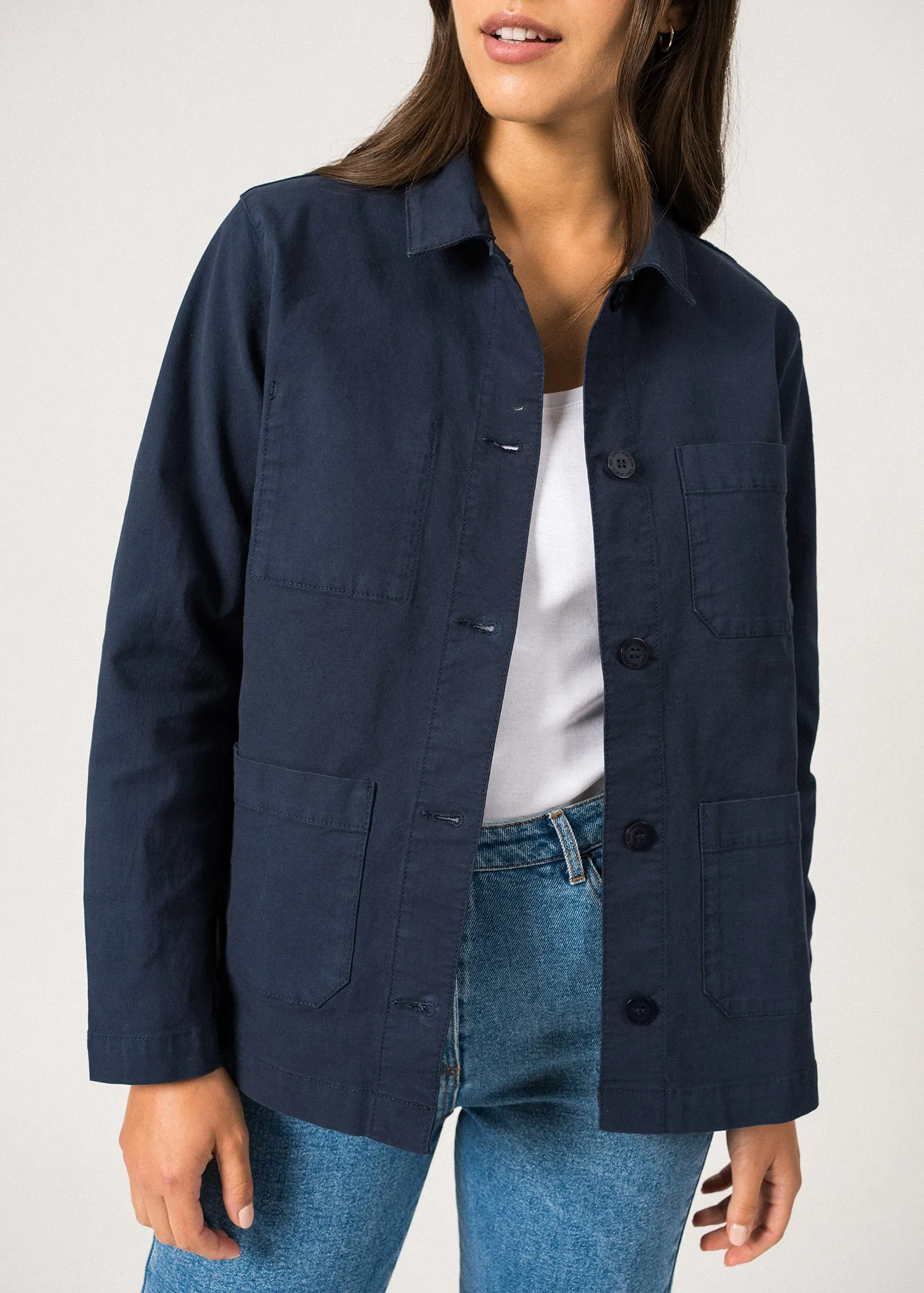 Veste worker Aliz - en coton (MARINE)