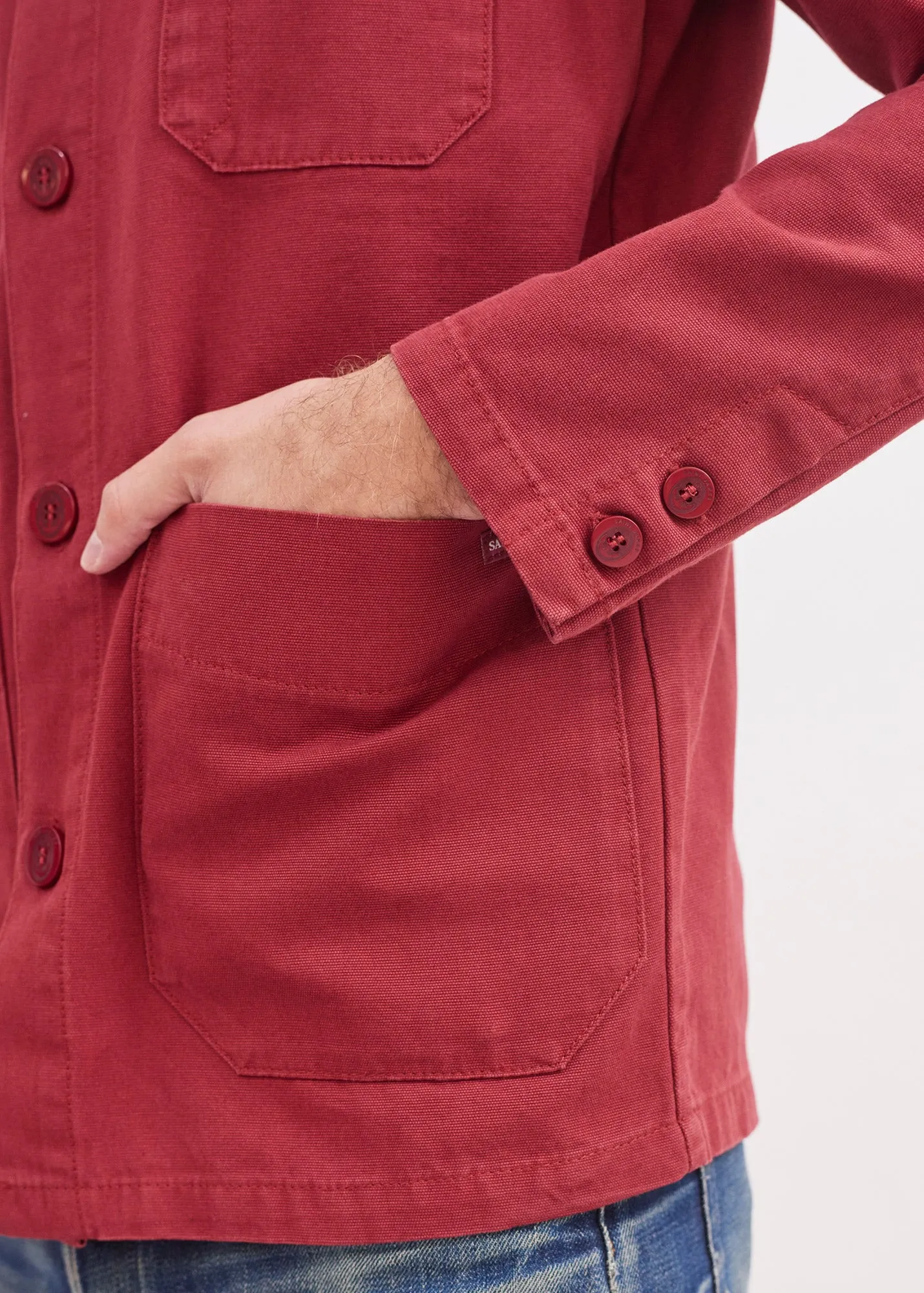 Veste workwear Sirocco - en toile (BRIQUE)