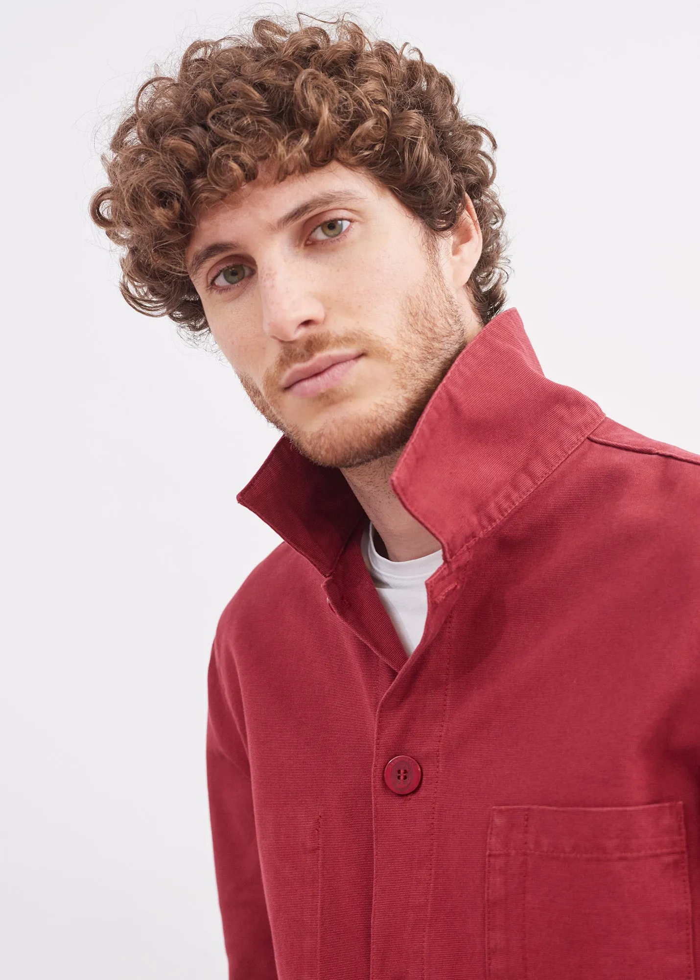 Veste workwear Sirocco - en toile (BRIQUE)