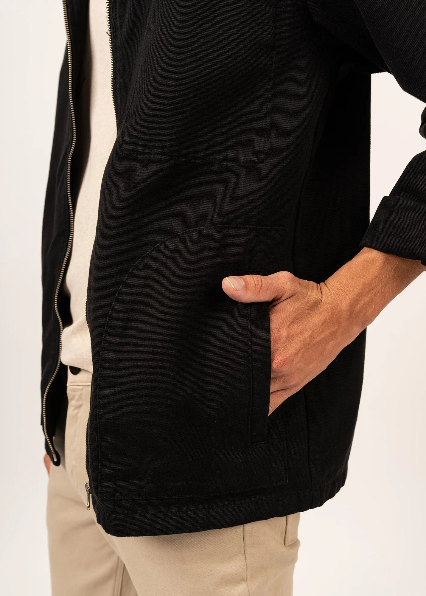Veste workwear Zephyr - en toile (NOIR)