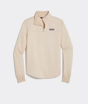 Vineyard Vines Women's Dreamcloth Cable Relaxed Shep Shirt - Soft Pink