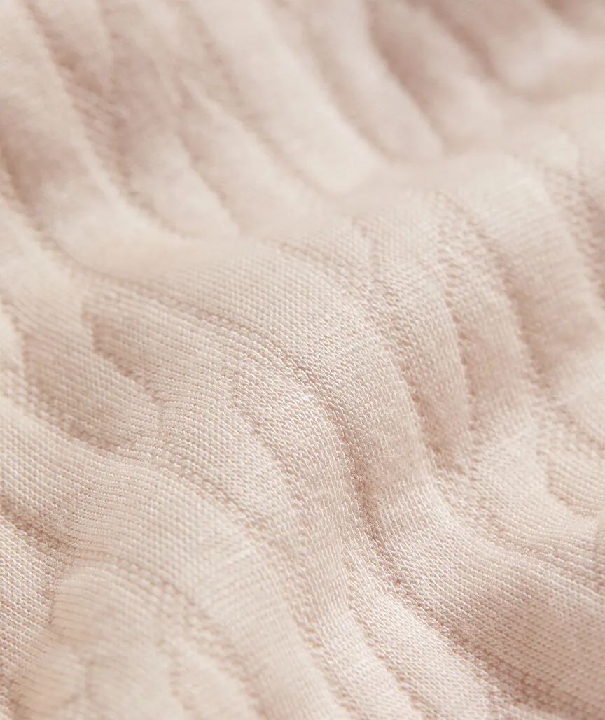 Vineyard Vines Women's Dreamcloth Cable Relaxed Shep Shirt - Soft Pink