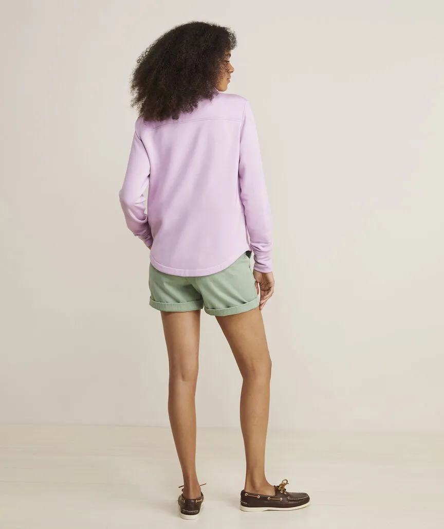Vineyard Vines Women's Dreamcloth Relaxed Shep Shirt - Lilac Ice