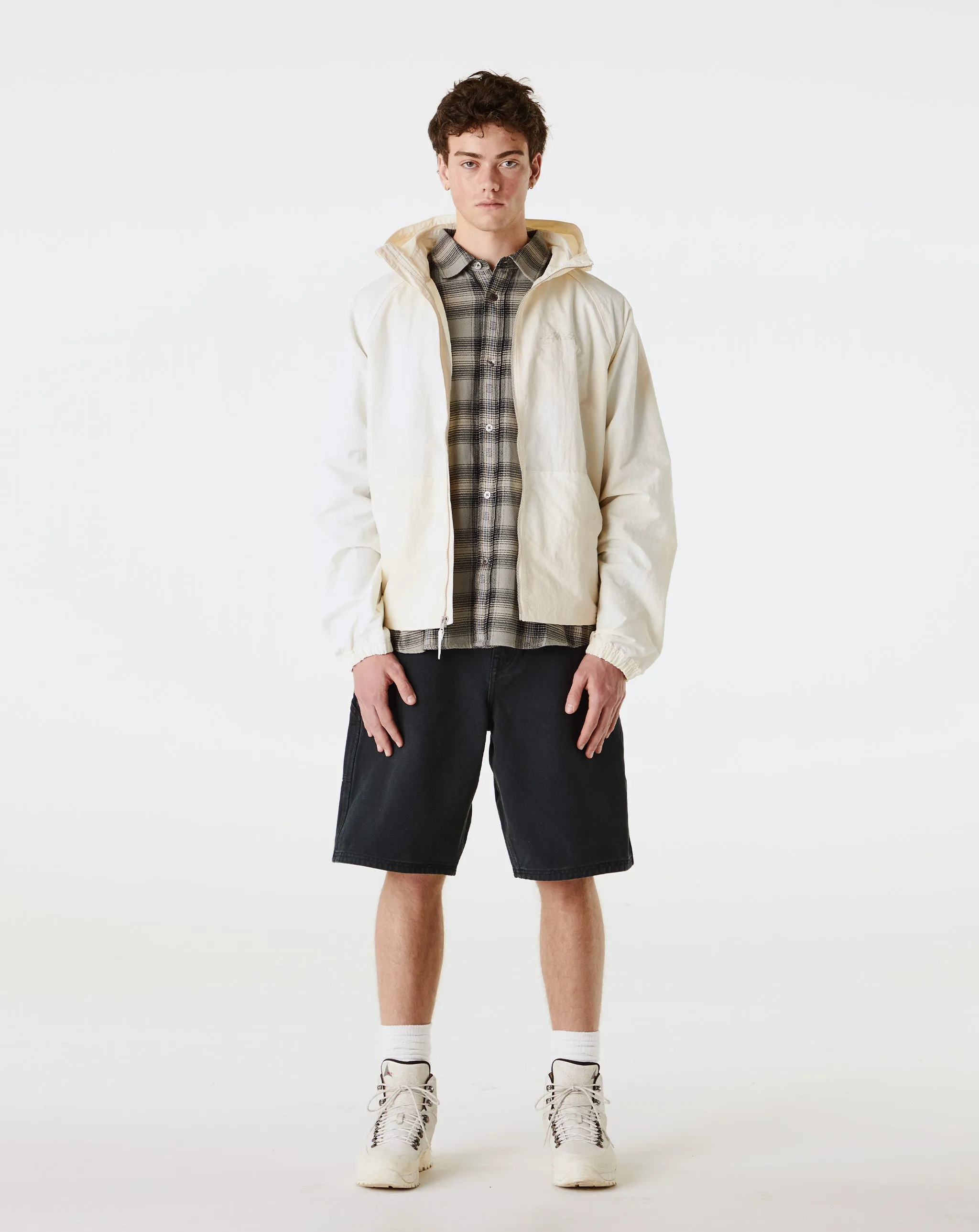 Washed Canvas Work Shorts