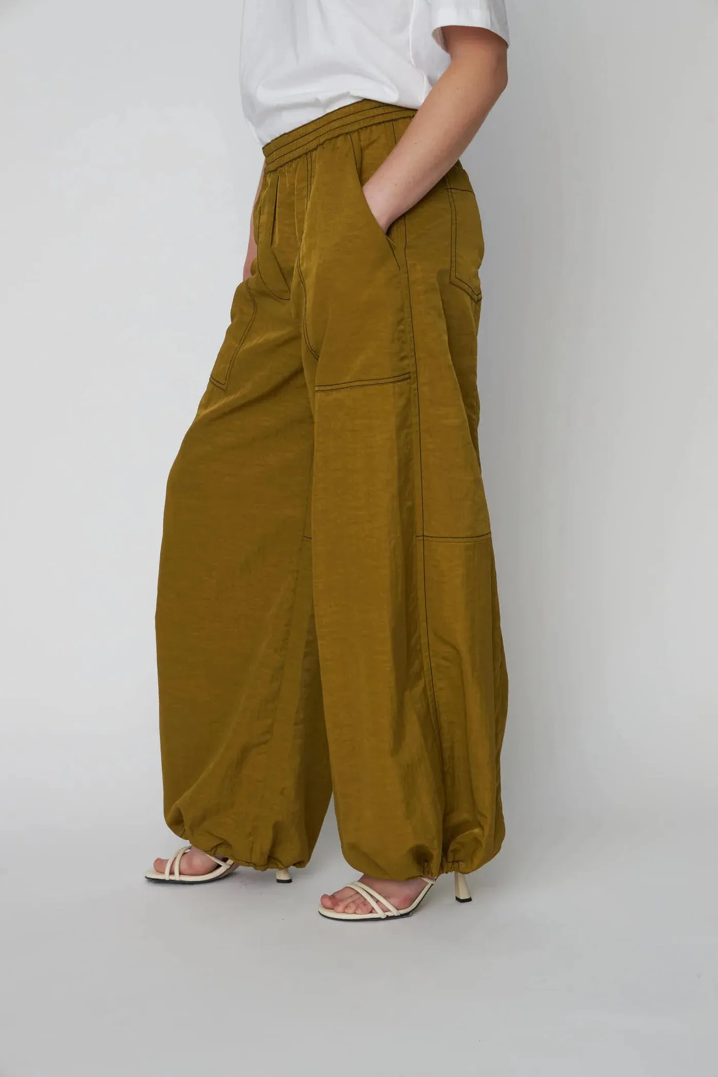 Workwear Oversized Pants (Olive)